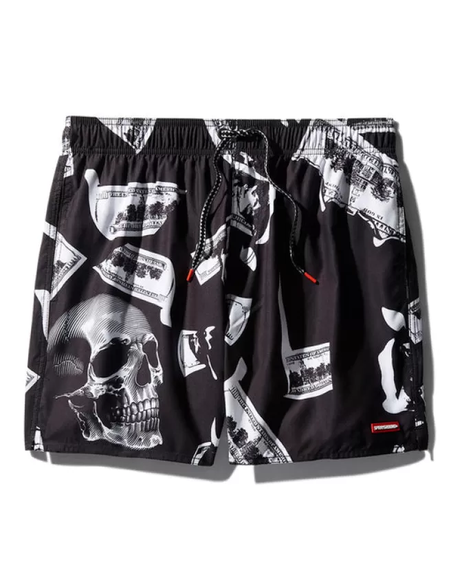 Sprayground SWIMWEAR*MONEY NIGHT SHOTO SWIM TRUNKS