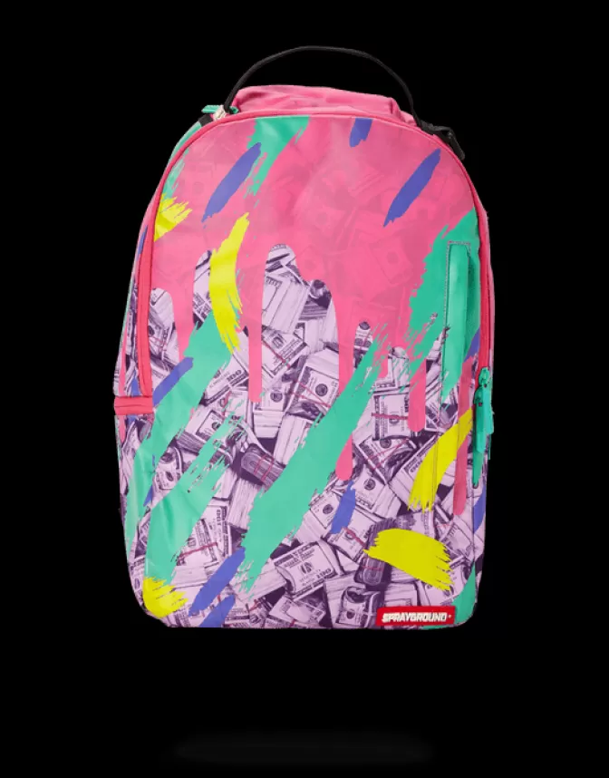 Sprayground BACKPACKS*MONEY PINK CAMO DRIP