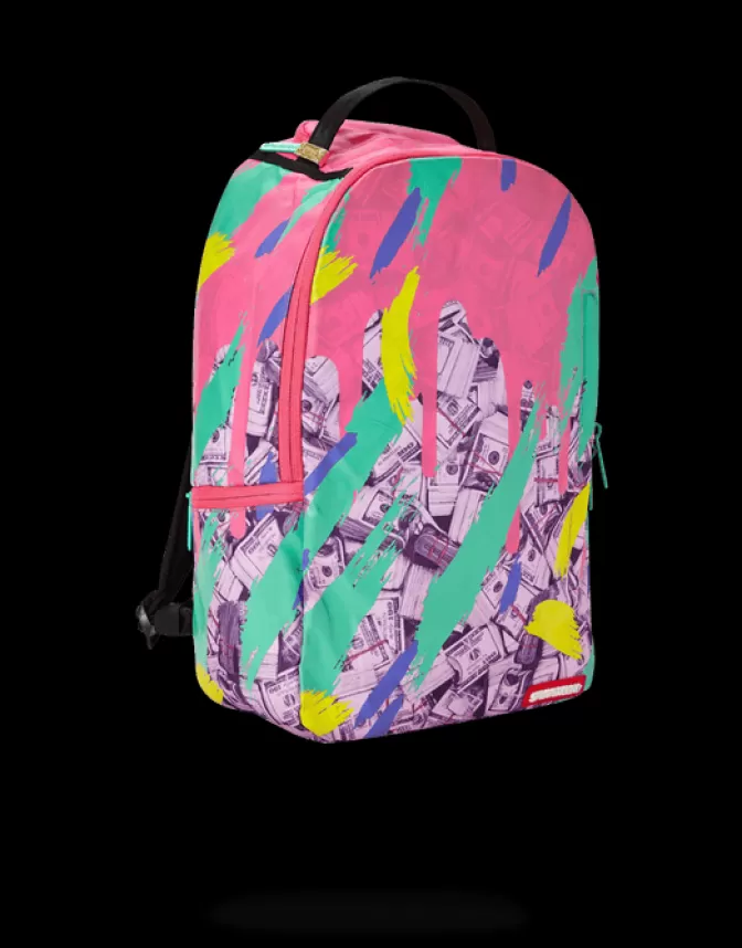 Sprayground BACKPACKS*MONEY PINK CAMO DRIP