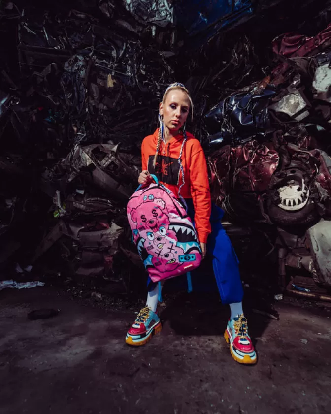 Sprayground BACKPACKS*MONEYBEAR STACK EM UP BACKPACK