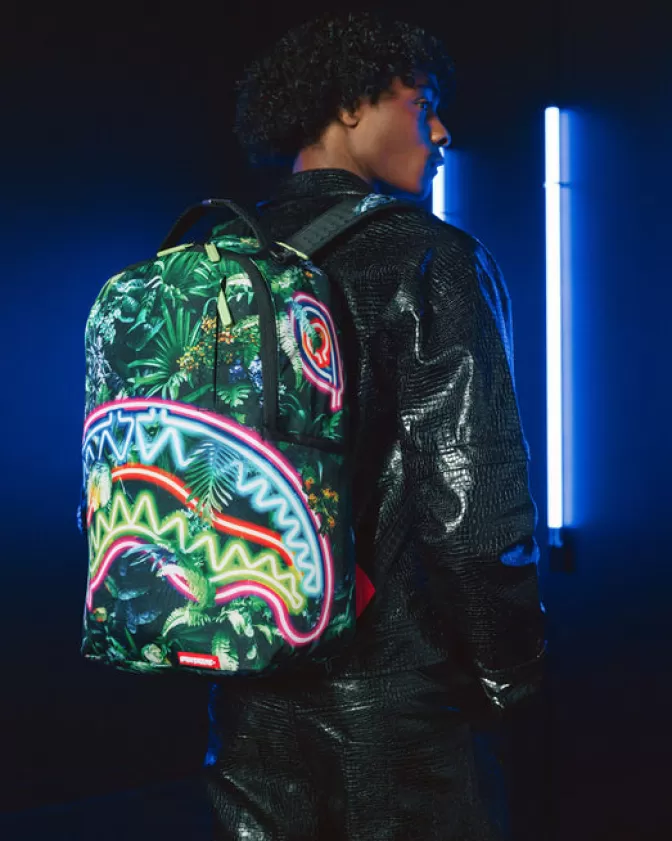 Sprayground BACKPACKS*NEON FOREST BACKPACK