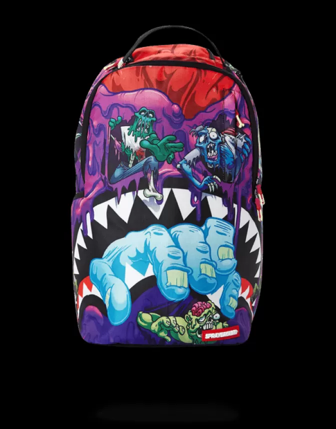 Sprayground BACKPACKS*NIGHT OF THE ZOMBIE SHARK