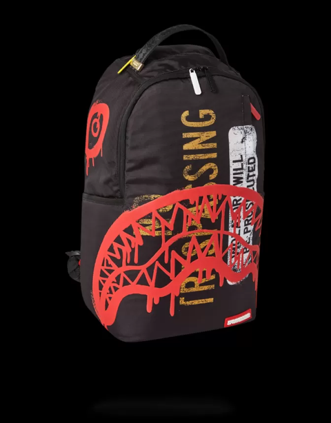 Sprayground BACKPACKS*NO TRESPASSING BACKPACK