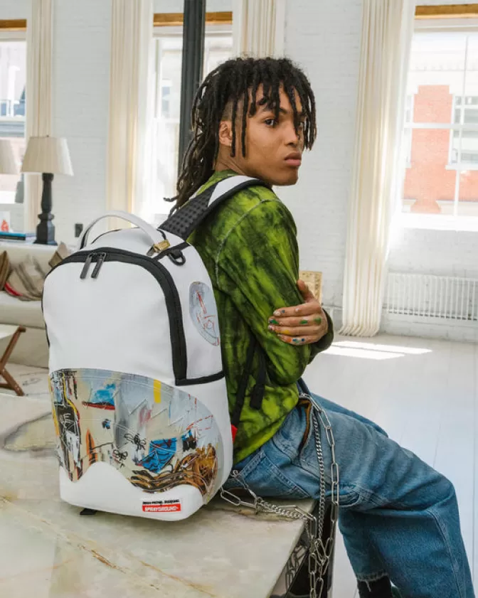 Sprayground BACKPACKS*OFFICIAL BASQUIAT ACQUE PERICOLOSE 1981 BACKPACK (DLXV)