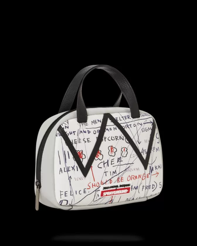 Sprayground HANDBAGS*OFFICIAL BASQUIAT UNTITLED (CHEESE POPCORN) 1983 HANDBAG