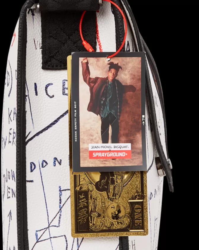 Sprayground SLINGS | CROSSBODYS*OFFICIAL BASQUIAT UNTITLED (CHEESE POPCORN) 1983 SLING MESSENGER