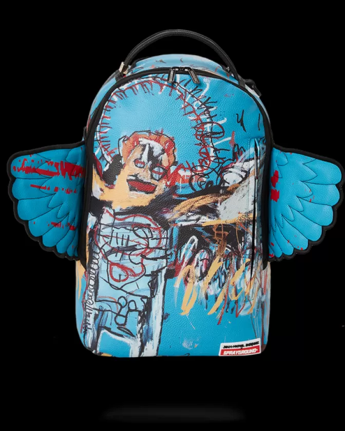 Sprayground BACKPACKS*OFFICIAL BASQUIAT UNTITLED (FALLEN ANGEL) 1981 WING BACKPACK (DLXV)