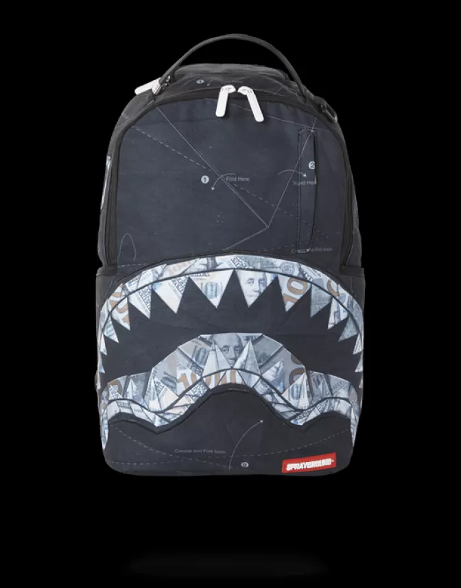 Sprayground BACKPACKS*ORIGAMI SHARK BACKPACK (ONE OF ONE)