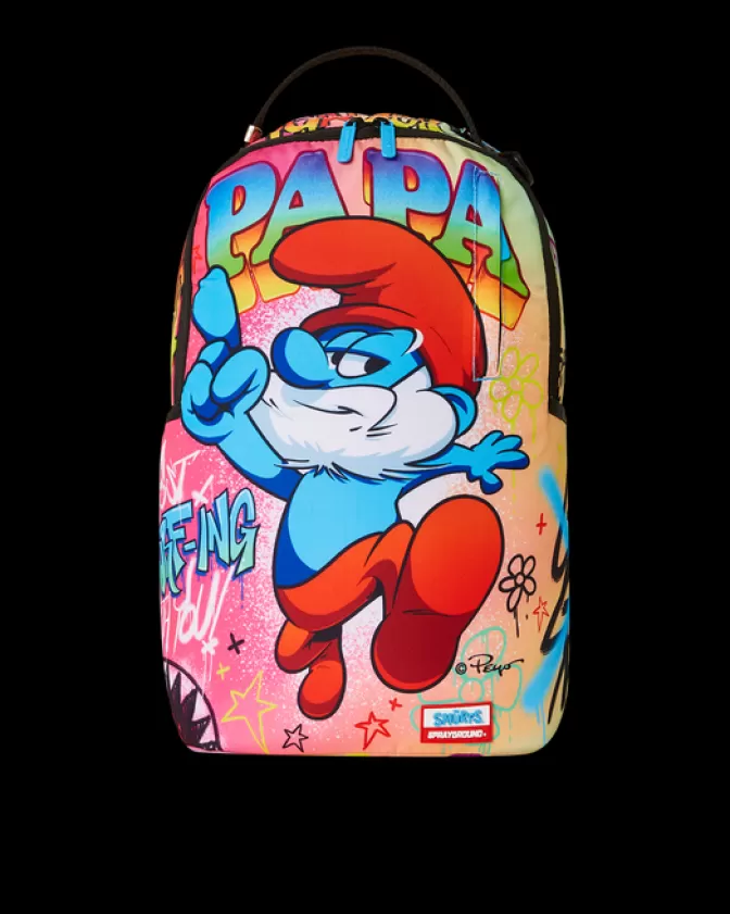 Sprayground BACKPACKS*PAPA SMURF ON THE RUN BACKPACK