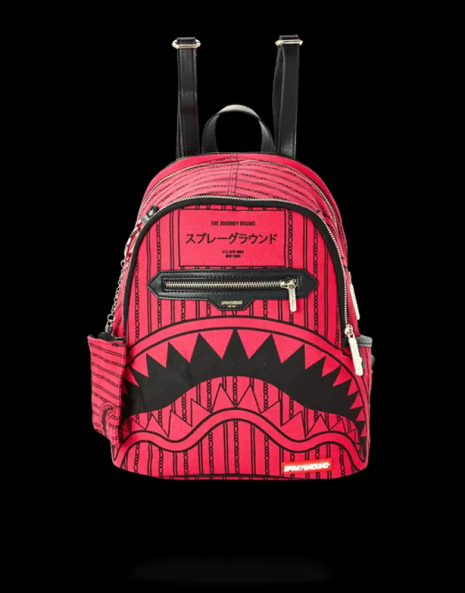 Sprayground SAVAGES*PINK REVERSE SHARKS IN PARIS SAVAGE