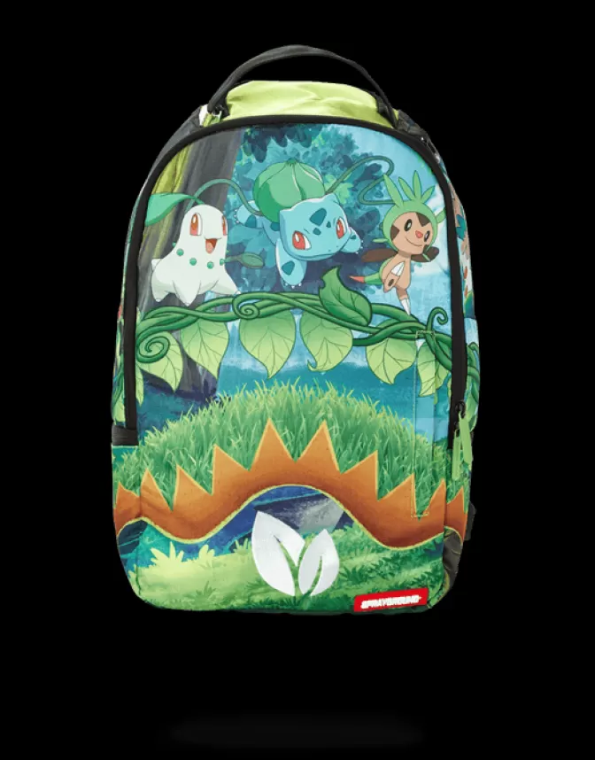 Sprayground BACKPACKS*POKEMON BULBASAUR GRASS SHARK