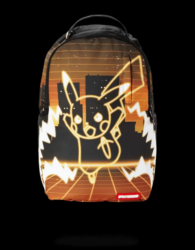 Sprayground BACKPACKS*POKEMON PIKACHU NEON SHARK