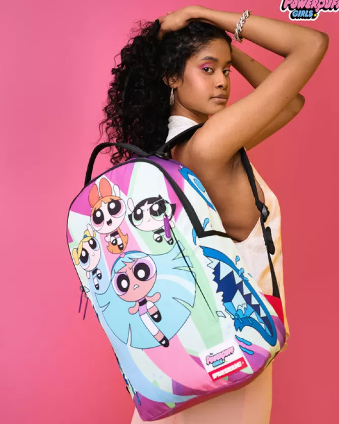 Sprayground BACKPACKS*POWER PUFF GIRLS MONSTER SHARK BACKPACK