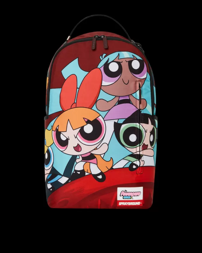 Sprayground BACKPACKS*POWERPUFF GIRLS NEVER BACK DOWN BACKPACK