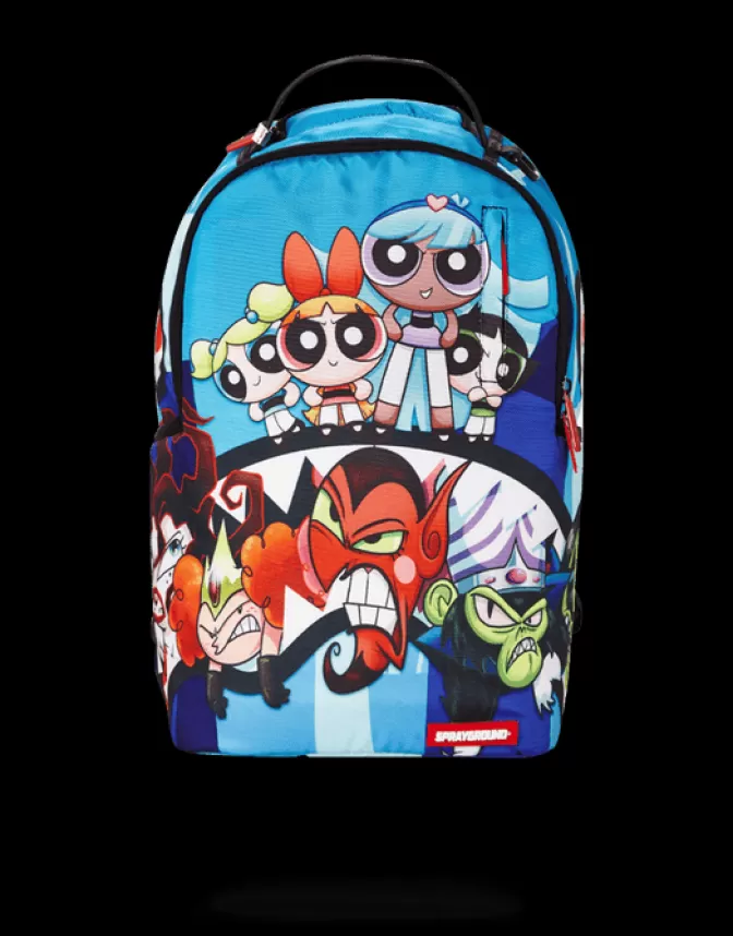 Sprayground BACKPACKS*POWERPUFF GIRLS SHARK