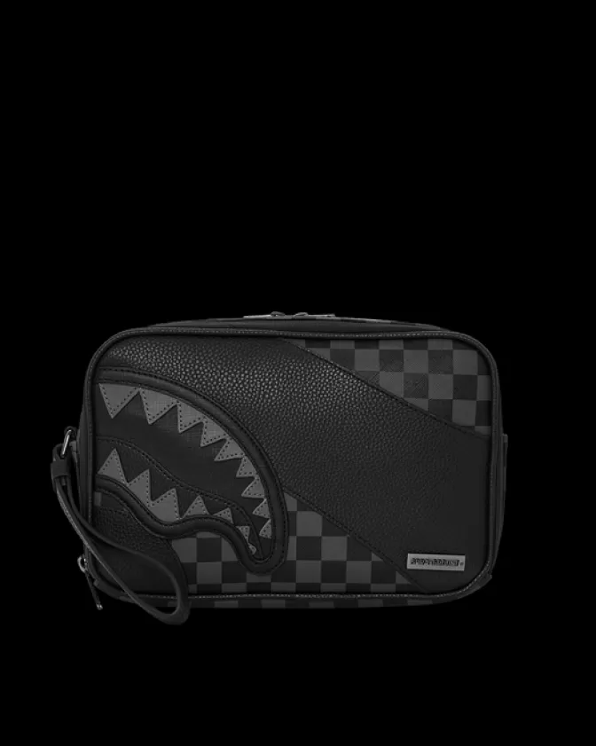 Sprayground TOILETRIES AKA MONEY BAGS*RACEWAY SHADOW PHANTOM TOILETRY BRICKSIDE BAG