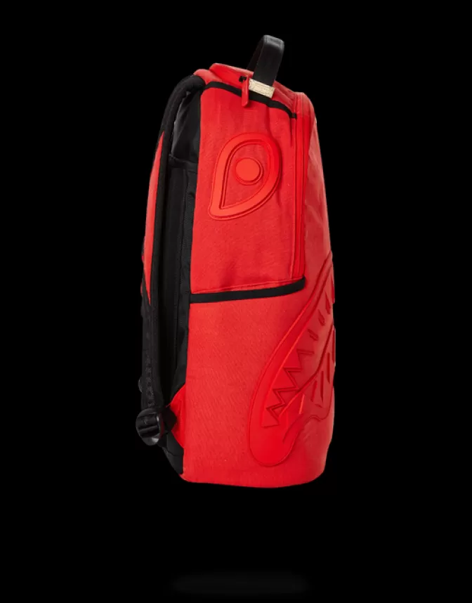 Sprayground BACKPACKS*RED GHOST RUBBER SHARK