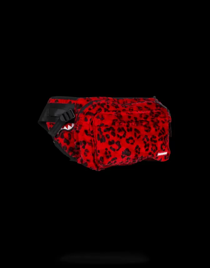 Sprayground CROSSBODYS*RED LEOPARD CROSSBODY TRANSPORTER