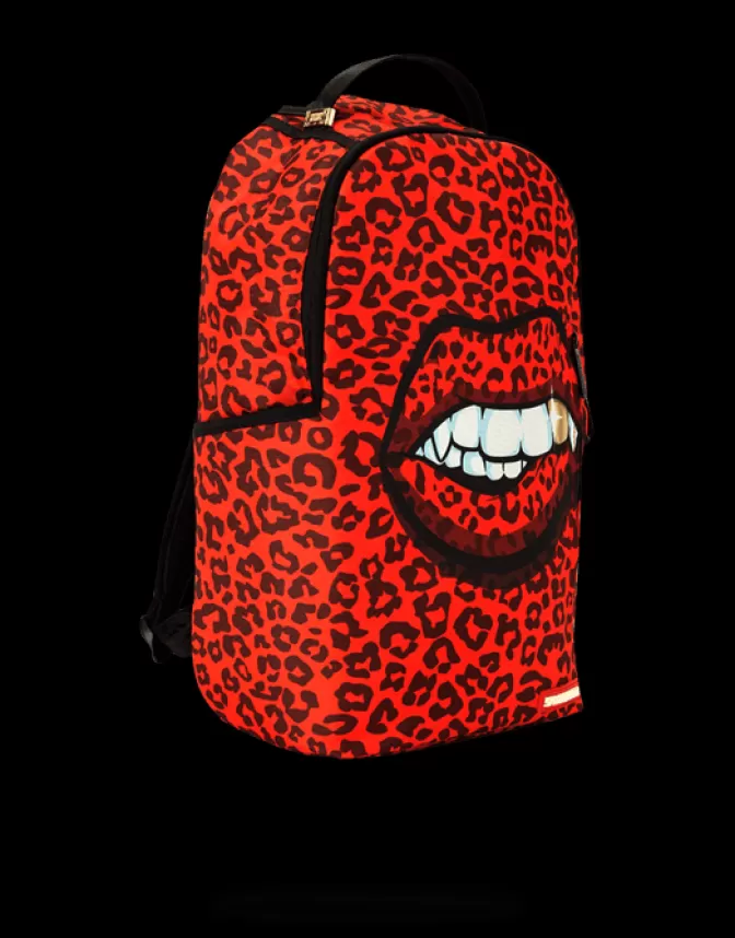 Sprayground BACKPACKS*RED LEOPARD LIPS