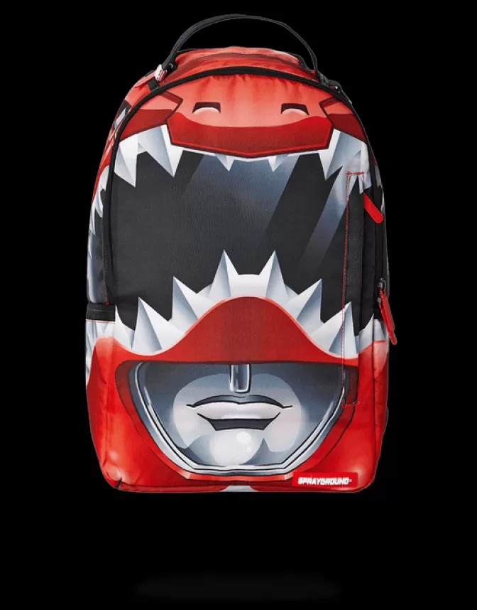 Sprayground BACKPACKS*RED RANGER HELMET