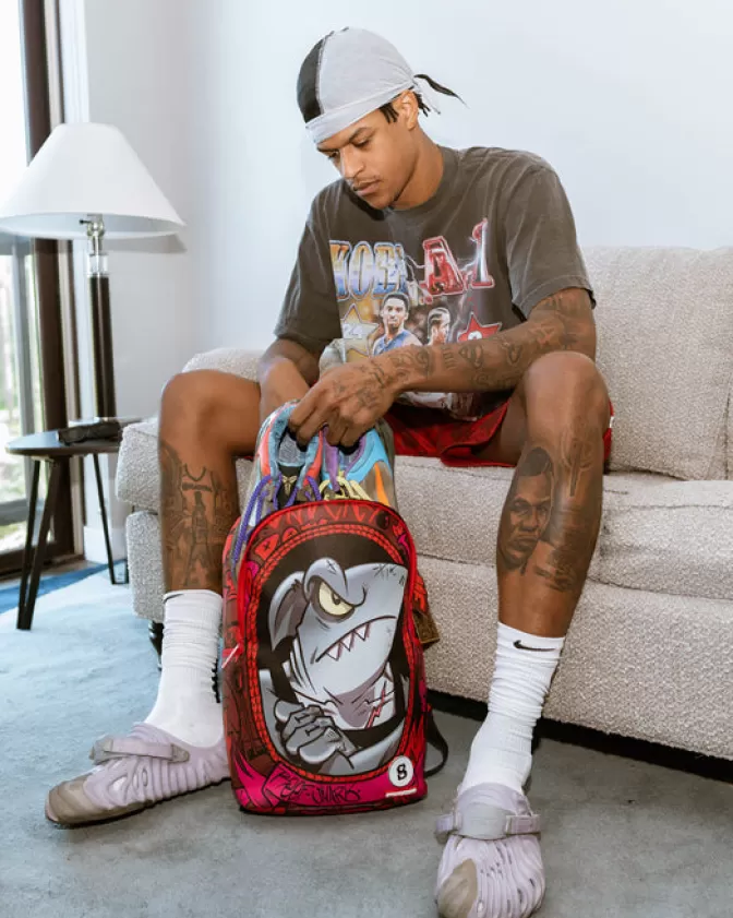 Sprayground BACKPACKS*REEF SHARK BACKPACK (SHAREEF O'NEAL COLLAB)