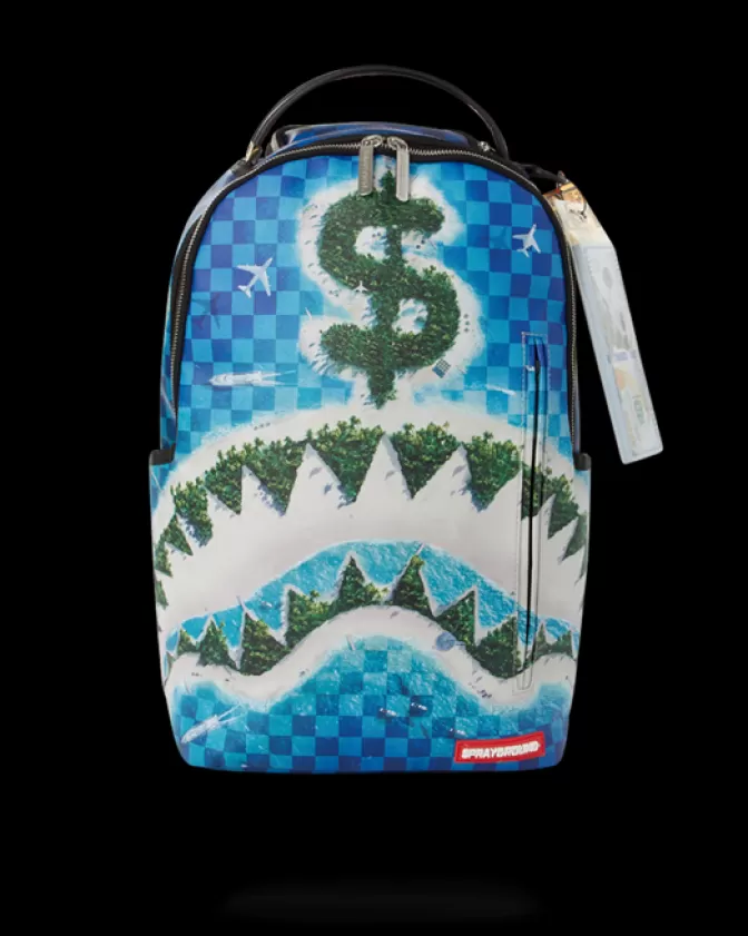 Sprayground BACKPACKS*REPUBLIC OF SHARK ISLAND BACKPACK