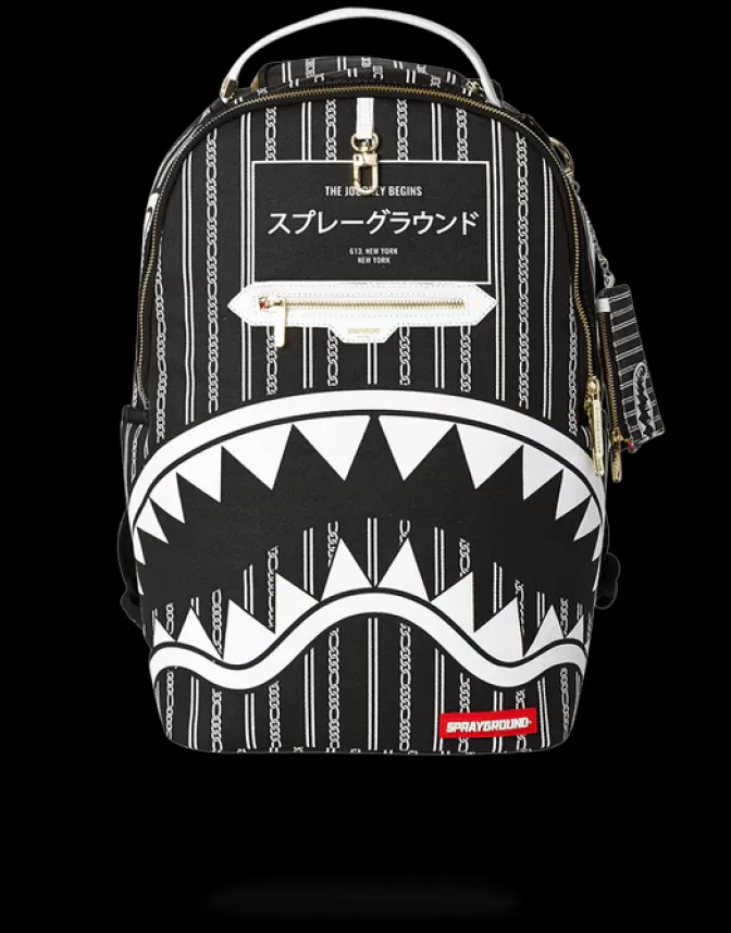 Sprayground REVERSE SHARKS IN PARIS (BLACK) Discount