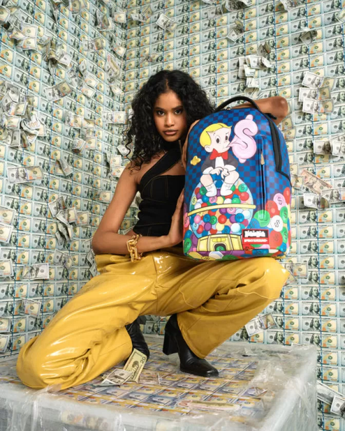 Sprayground BACKPACKS*RICHIE RICH MONEY MONEY MONEY BACKPACK (DLXV)