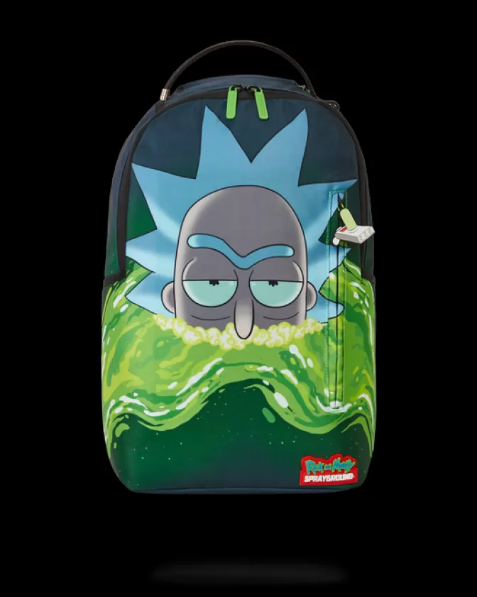 Sprayground BACKPACKS*RICK AND MORTY PORTAL SHARK (DLXR)