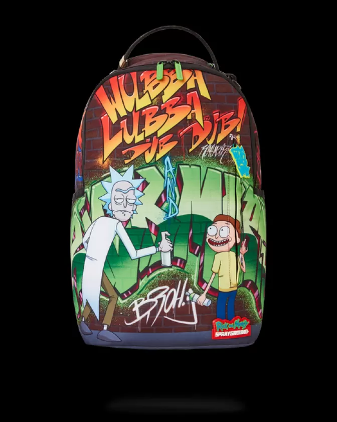 Sprayground BACKPACKS*RICK AND MORTY STREET ARTISTS (DLXR)