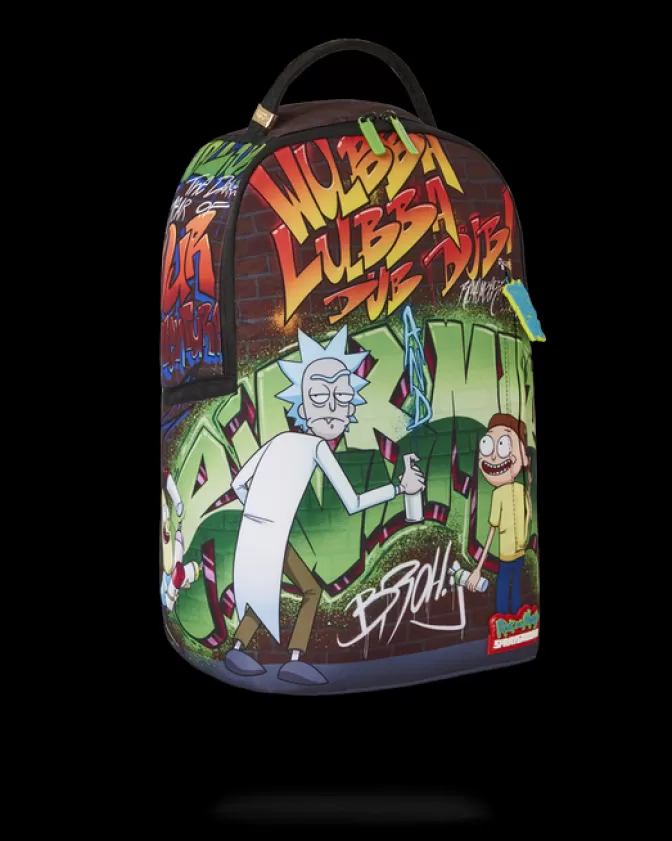 Sprayground BACKPACKS*RICK AND MORTY STREET ARTISTS (DLXR)