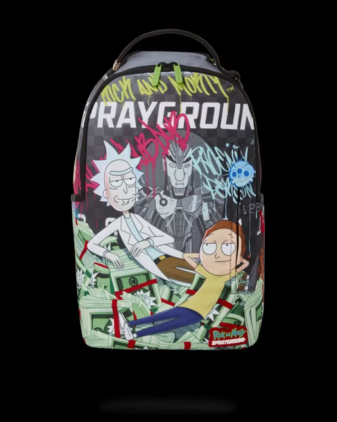 Sprayground BACKPACKS*RICK AND MORTY THE GOOD LIFE (DLXR)