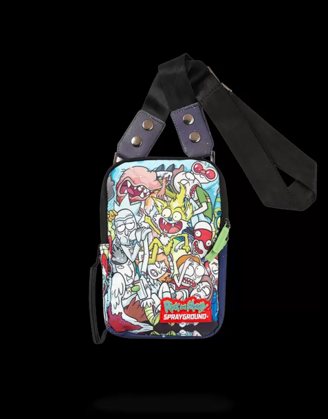 Sprayground SLINGS | CROSSBODYS*RICK u0026 MORTY CRAMMED SLING