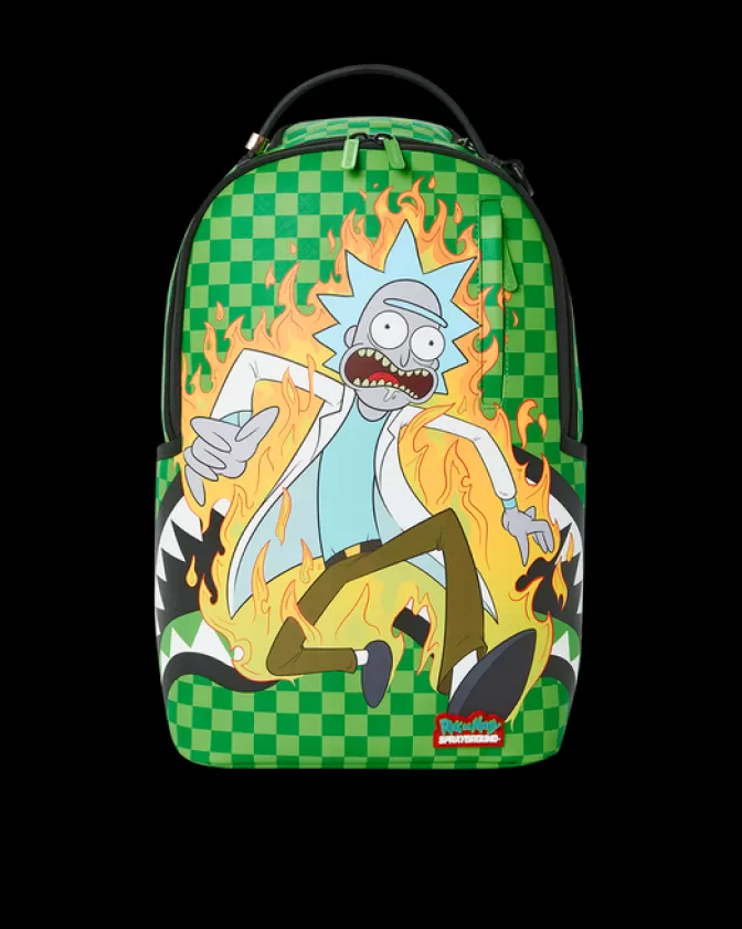 Sprayground BACKPACKS*RICK u0026 MORTY INTO THE FURY BACKPACK (DLXV)