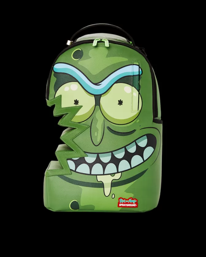 Sprayground BACKPACKS*RICK u0026 MORTY PICKLE SHARKBITE BACKPACK (DLXV)