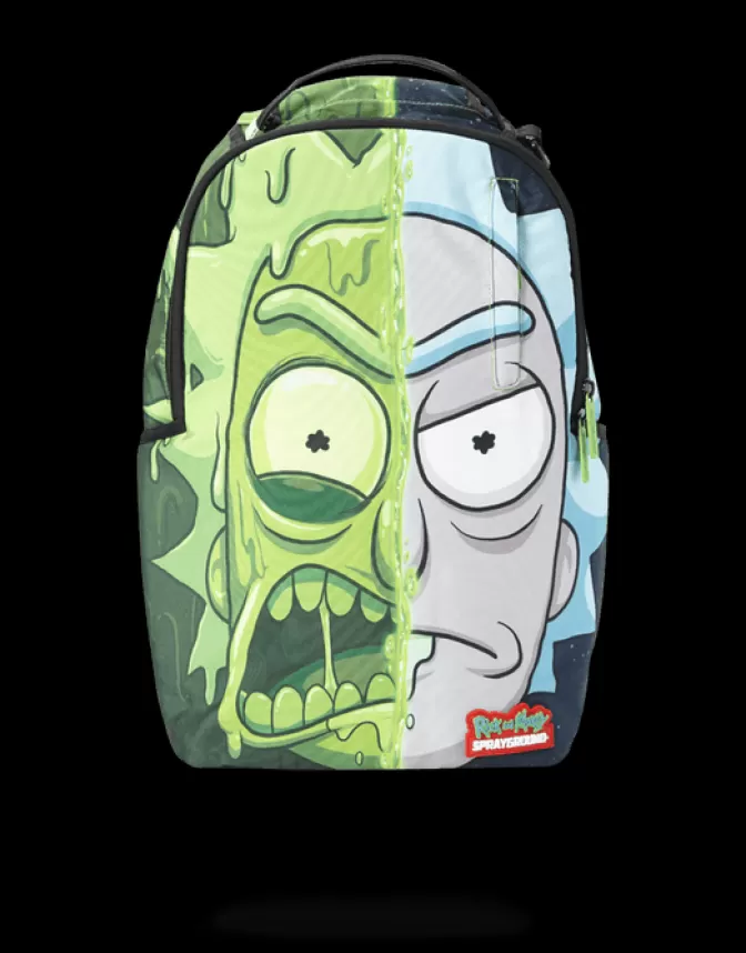 Sprayground BACKPACKS*RICK u0026 MORTY TOXIC RICK