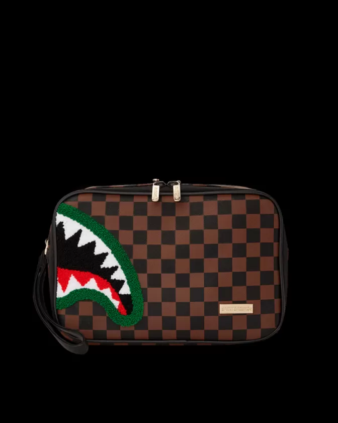 Sprayground TOILETRIES AKA MONEY BAGS*ROMEO AIR ITALIA SHARK TOILETRY BAG