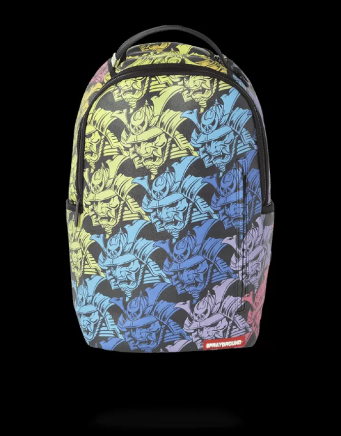 Sprayground BACKPACKS*SAMURAI HEAD REPEAT BACKPACK (ONE OF ONE)