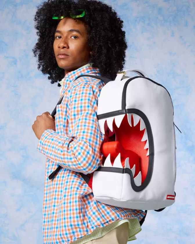 Sprayground BACKPACKS*SCREAM SHARK ART PIECE BACKPACK (DLXV)