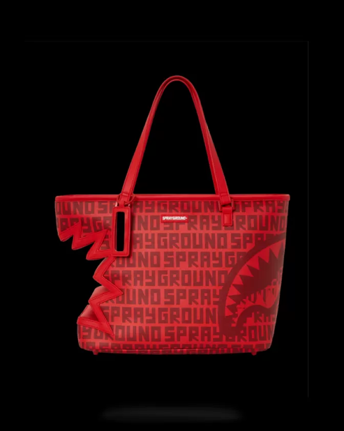 Sprayground TOTES*SHARK BITE INFARED TOTE