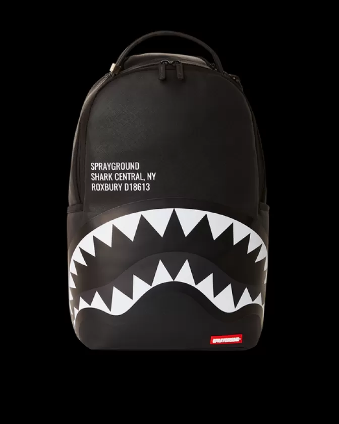 Sprayground BACKPACKS*SHARK CENTRAL BLK/GRAY BACKPACK (DLXV)