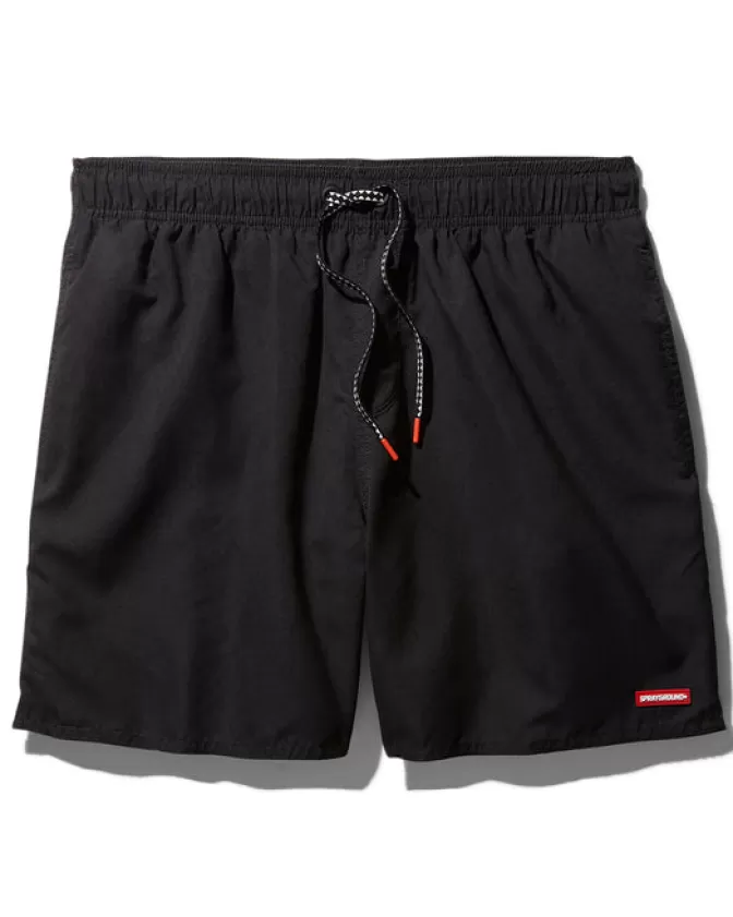 Sprayground SHARK CENTRAL MIDNIGHT SWIM TRUNKS Flash Sale