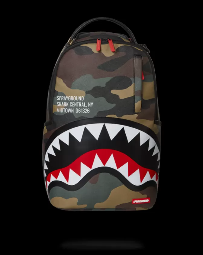 Sprayground BACKPACKS*SHARK CENTRAL OUTPOST (DLXV)