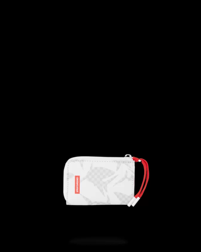 Sprayground WALLETS*SHARK CHECK (WHITE) WALLET