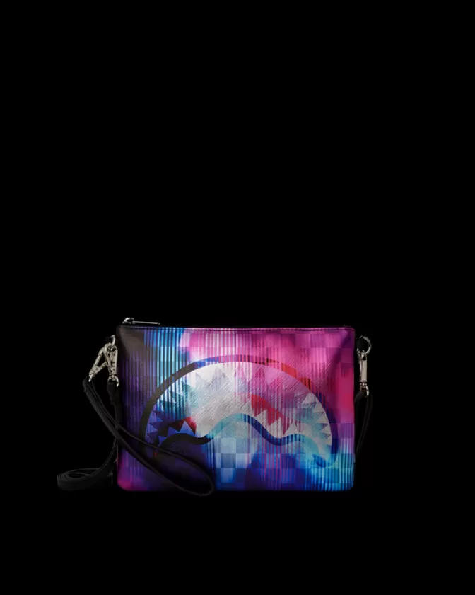 Sprayground CROSSOVER CLUTCHES*SHARKCLUB ELECTRONICA CROSSOVER CLUTCH