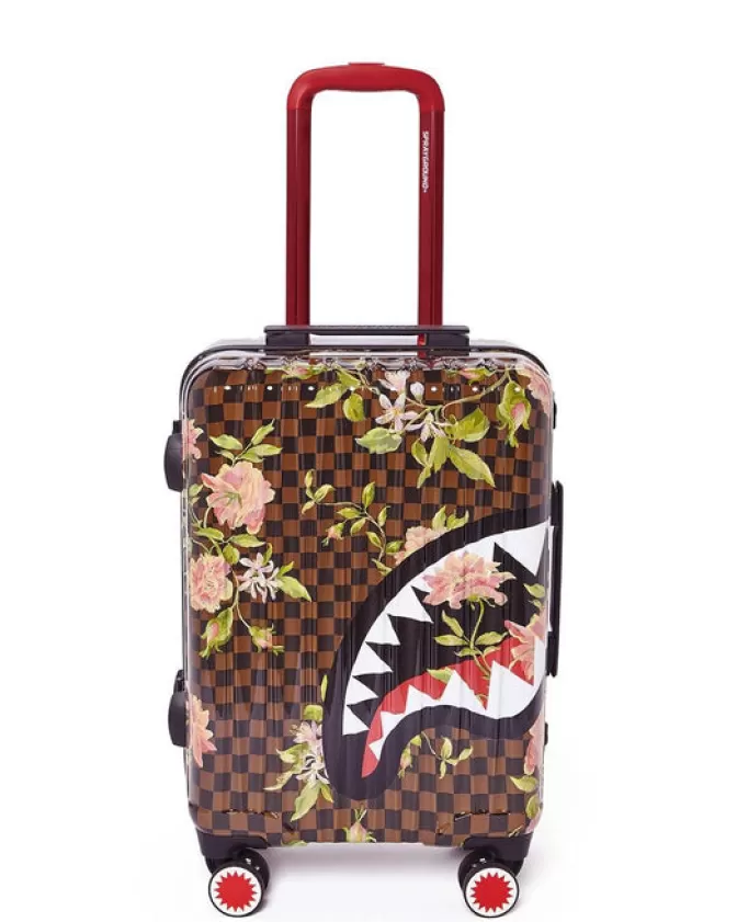 Sprayground CARRY-ON LUGGAGE*SHARKFLOWER 21.5u201d CARRY-ON SHARKNAUTICS LUGGAGE