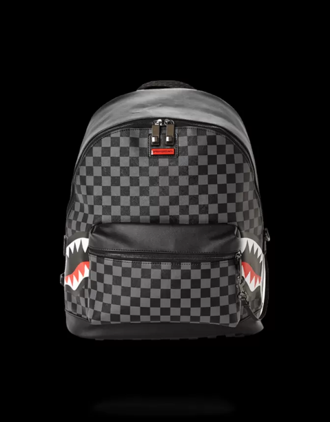 Sprayground SAVAGES | BACKPACKS*SHARKS IN PARIS (BLACK CHECKERED EDITION)