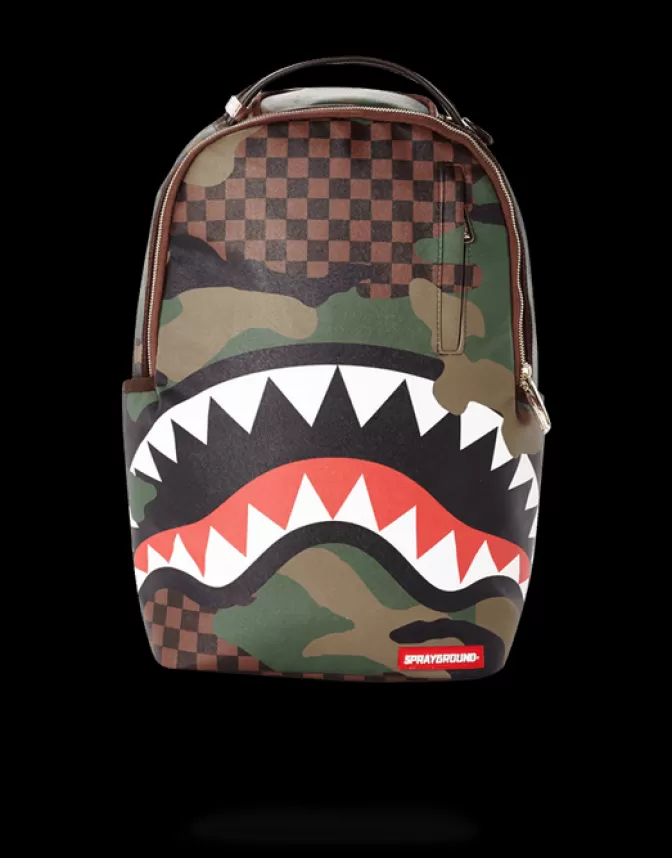 Sprayground SHARKS IN PARIS (CAMO EDITION) Discount