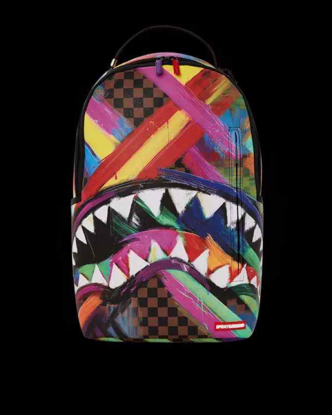 Sprayground BACKPACKS*SHARKS IN PARIS CITY STREAKS BACKPACK (DLXV)