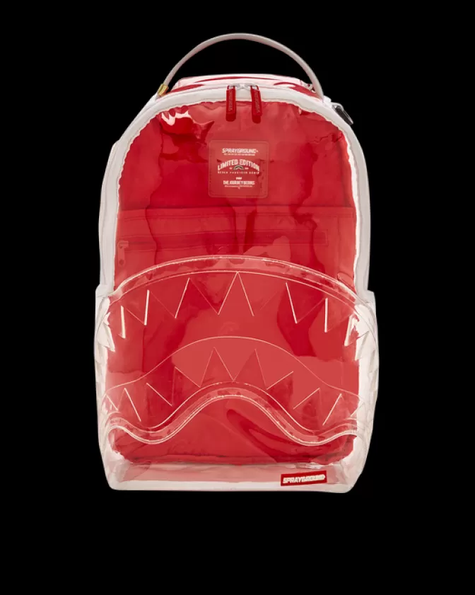 Sprayground BACKPACKS*SHARKS IN PARIS CLARITY BACKPACK